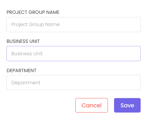 Project Groups